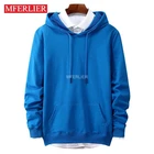Толстовка MFERLIER мужская с капюшоном, обхват груди 135 см, 6 цветов