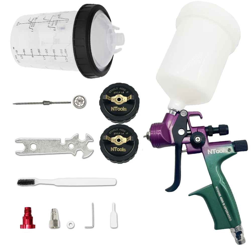 Пистолет-распылитель HVLP с баком 1 4 куб. См 8 мм