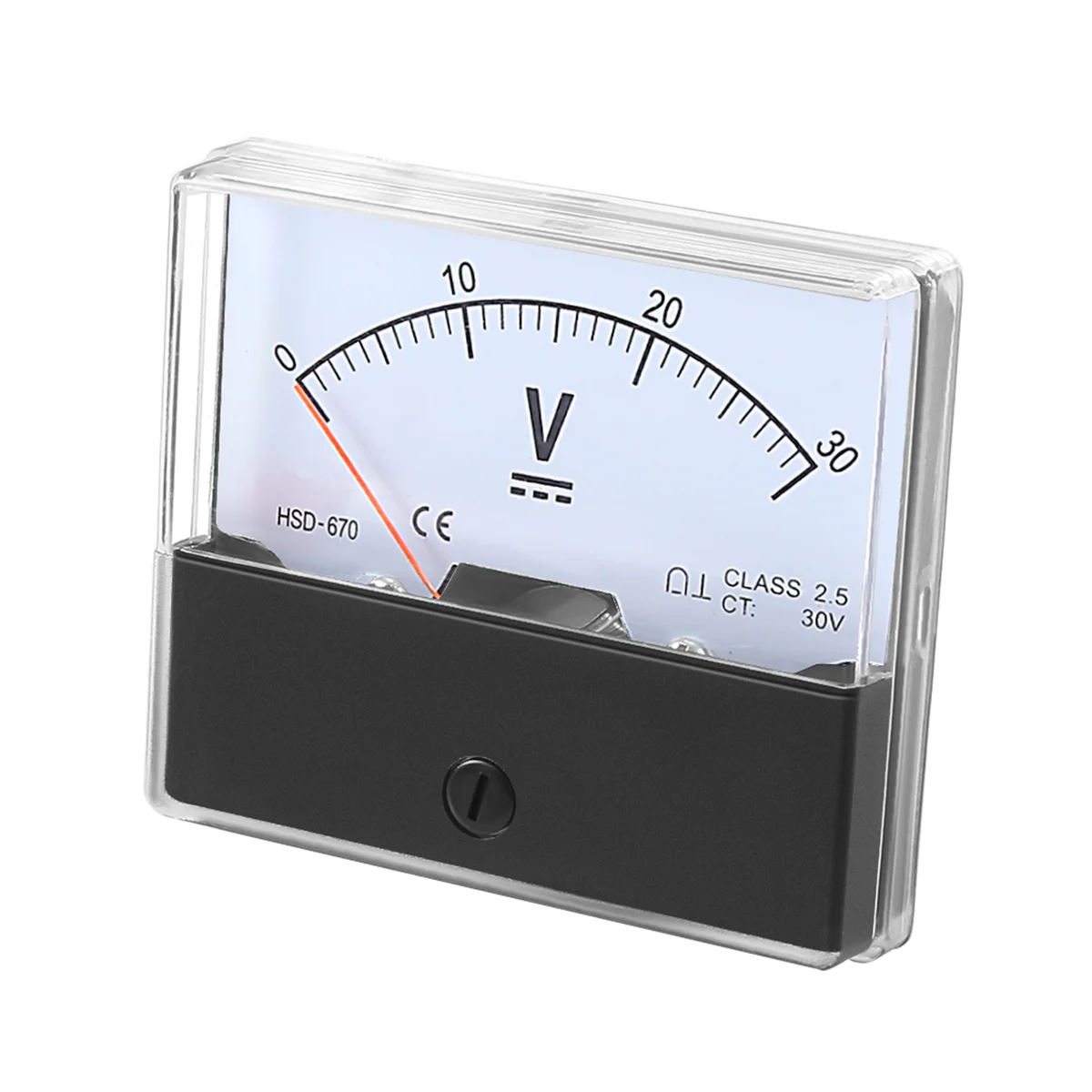 DH-670 Точность DC 30V аналоговая панель измеритель вольтметр