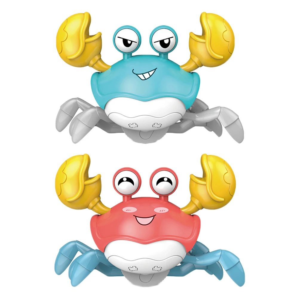 

Voice Control Crab Toys Cartoon Projection Musical Simulated Crawling Toys for Kids Children Christmas Gifts