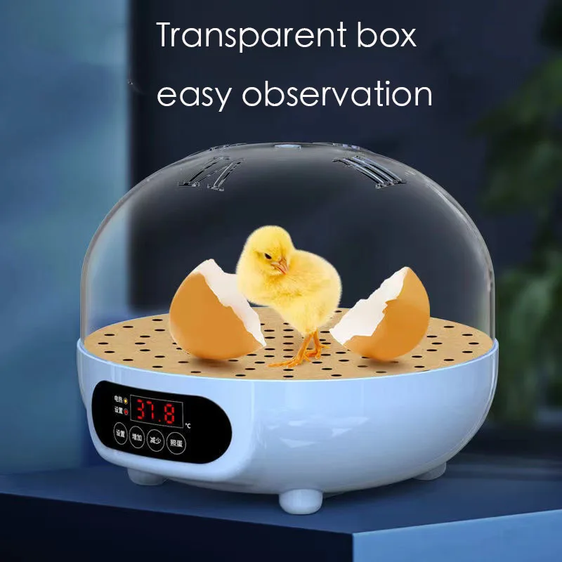 4/6 Egg Incubator Chicken Fully Small Automatic Smart 21Day Fast Hatchery Machine Quail Bird Brooder Farm Animal Supplies Tray |