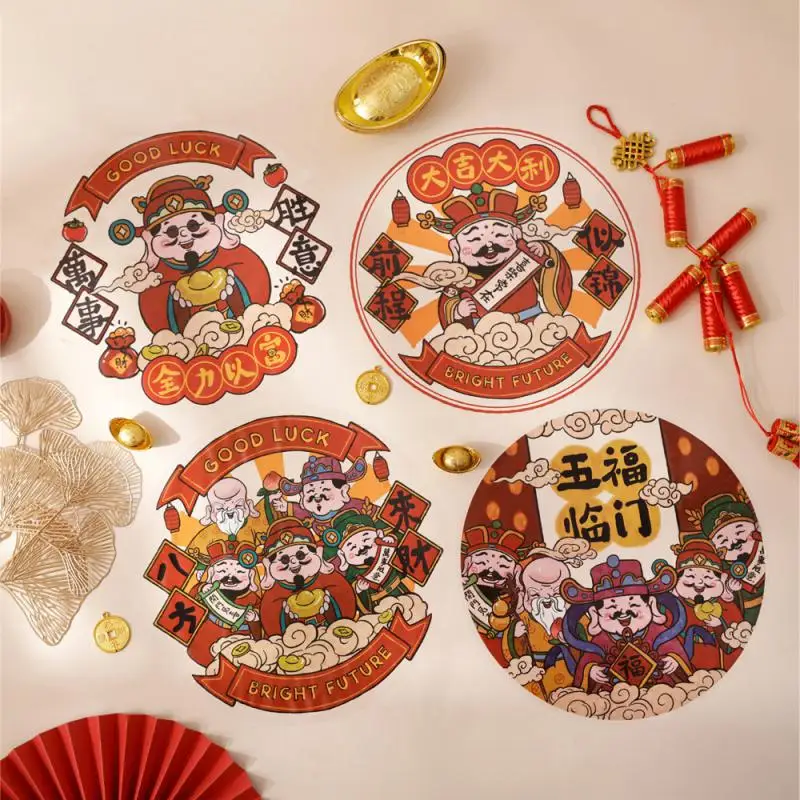 Статические оконные решетки украшение на год дракона прочные материалы