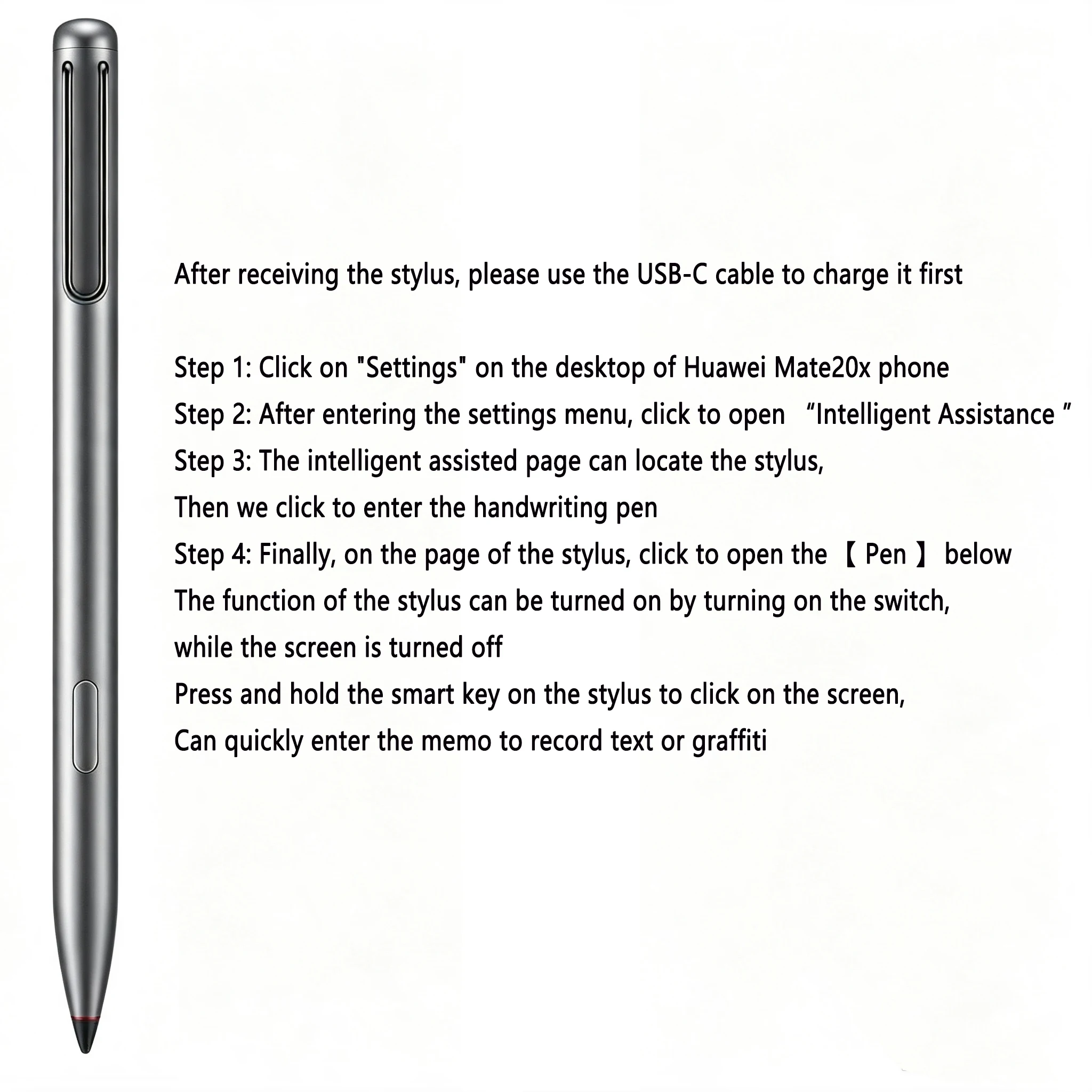 Для Huawei M-Pen для Mate 20X  5G  Mate30  30 Pro  RS сенсорный стилус Mpen (art.: 3920dcf62f303) - 3920dcf62f303
