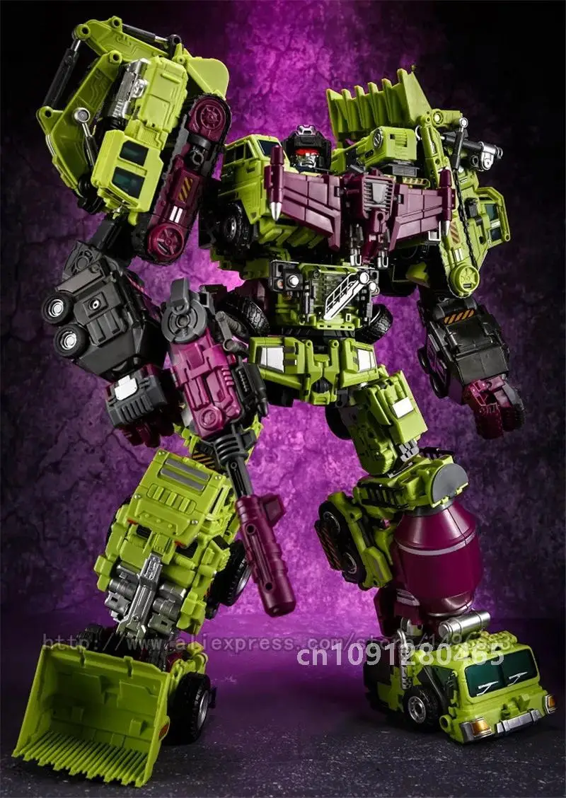 NBK Oversize 6 в 1 игрушки-трансформеры Devastator для мальчика робот-автомобиль KO G1