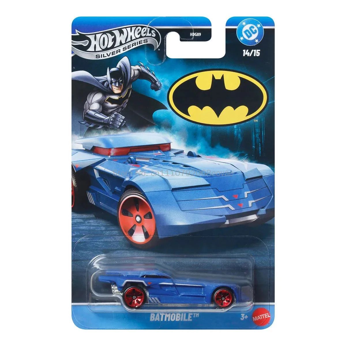 Фото Hot Wheels Silver Label Высокоскоростной автомобиль Бэтмена, масштаб 1:64, коллекционное издание, набор литых моделей из сплава, игрушка Hdg89 №3