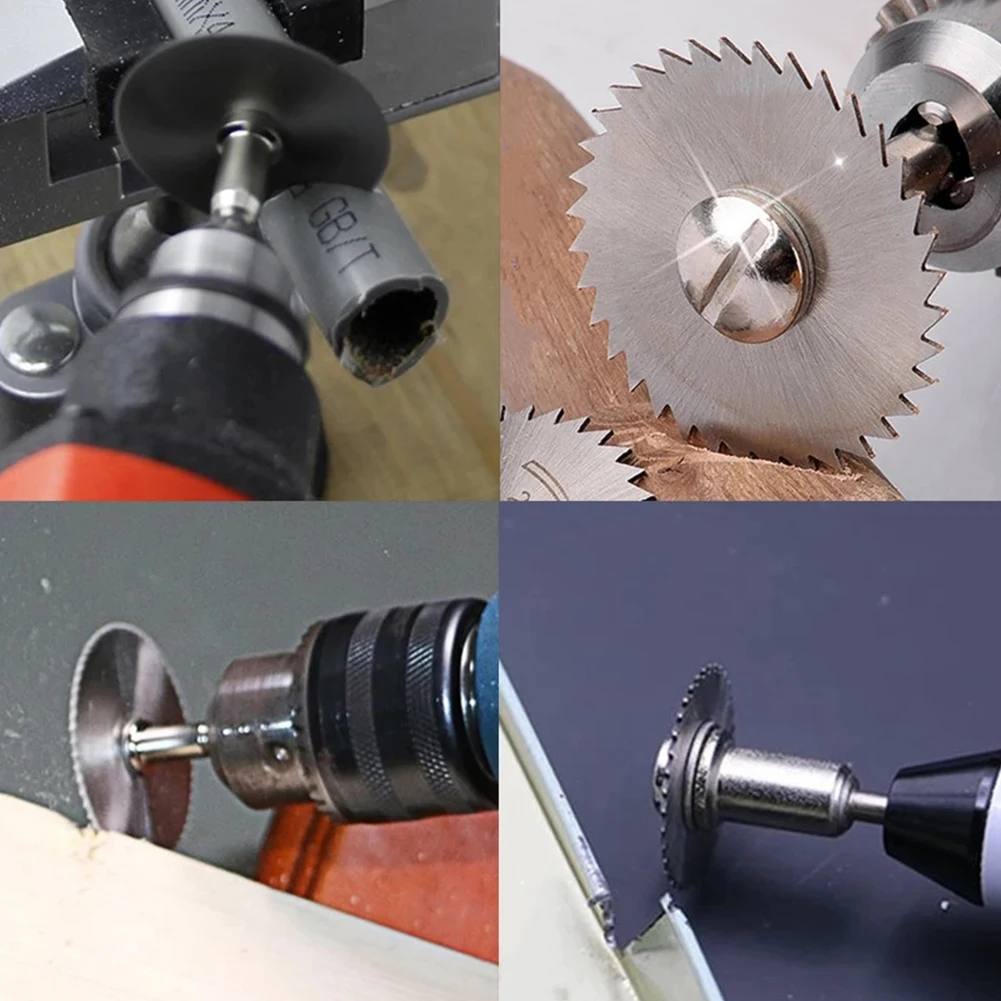 

7PCS 22-44mm HSS Saw Blade Extension Rod For Sawing Soft Metal Gold Silver Tin Sheet Wood PVC Pipe Plastic Cutting Power Tool