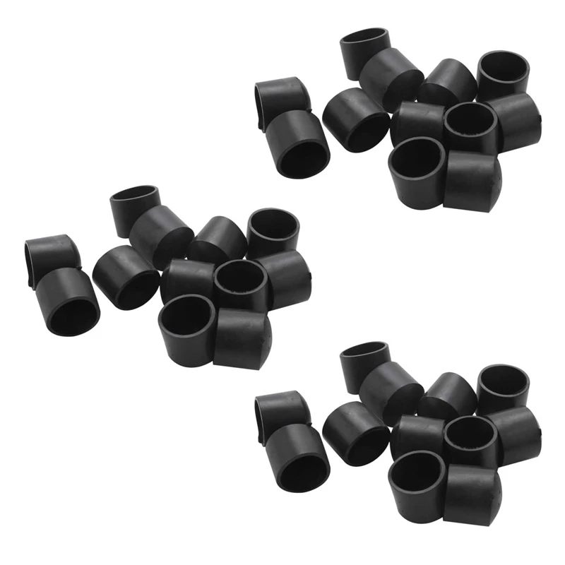 

36 Pcs 16Mm Inner Rubber Foot Caps Pipe Caps Protective Caps Chair Caps Cap