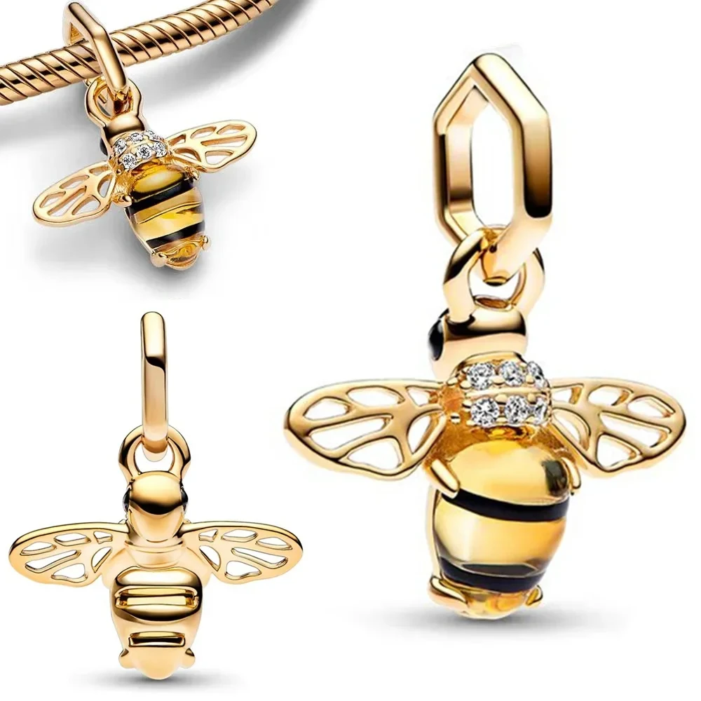 Лидер продаж 2024 подвеска из серии Disney Дональд Дак подходит для браслета Пандоры