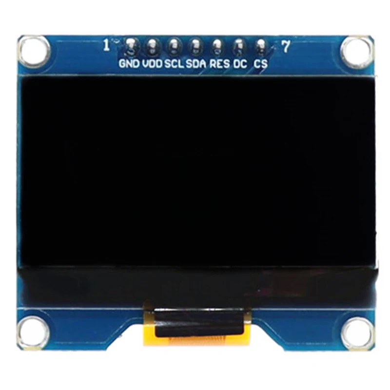 1.54 Inch 7PIN White OLED Screen Module SSD1309 Drive IC Compatible For SSD1306 IIC/SPI Serial Interface 128*64 | Электронные