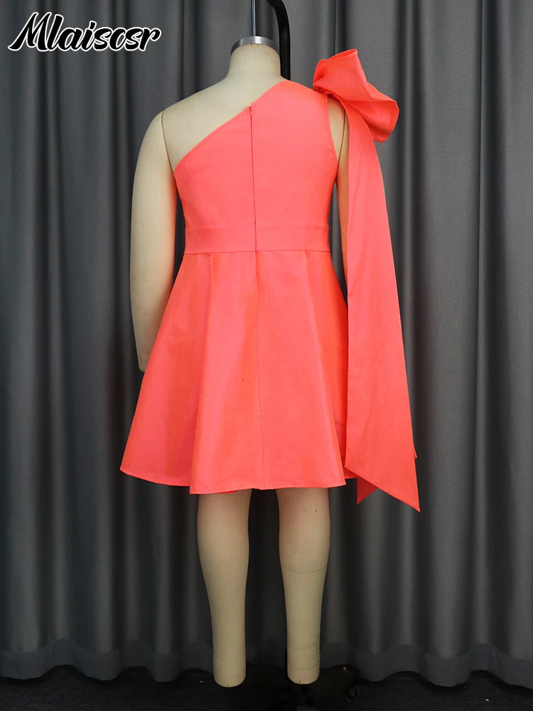 Mlaiscsr сексуальное наклонное короткое платье знаменитостей на одно плечо для