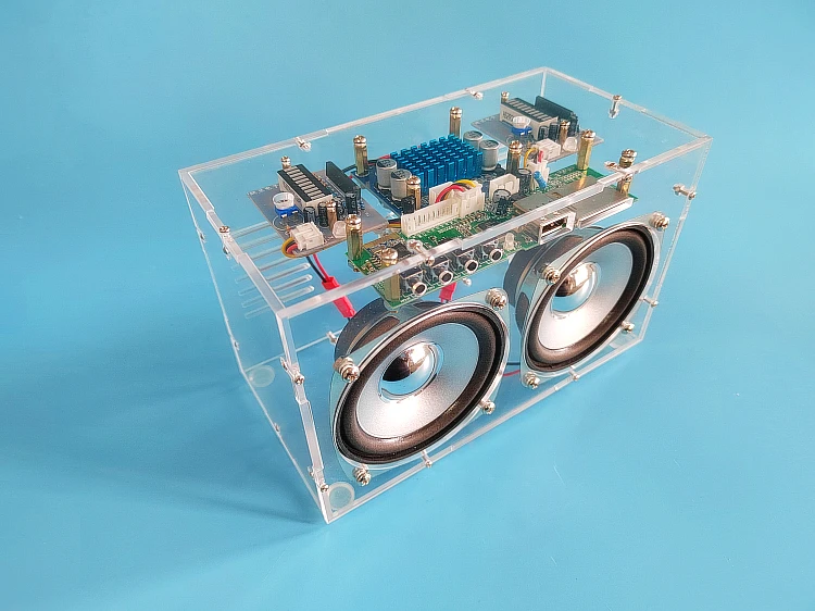 Touch-type Small Power Amplifier Audio Production Parts Bluetooth-compatible Speaker DIY