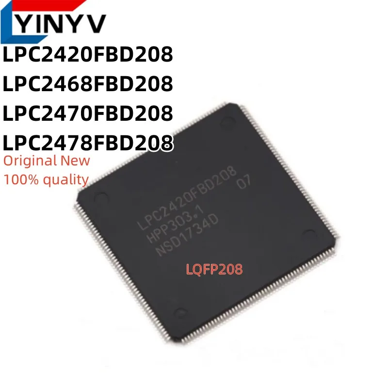 

2Pcs LPC2420FBD208 LPC2470FBD208 LPC2478FBD208 LPC2468FBD208 LQFP208 Microcontroller chip Original New 100% quality