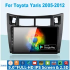Автомагнитола 2 din для Toyota Yaris XP90 2005-2012, 2 Гб + 32 ГБ