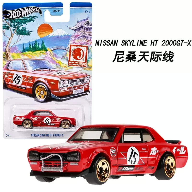 Оригинальный автомобиль Hot Wheels J-export Nissan Skyline HT 2000GT-X игрушки для мальчиков 1/64 литый