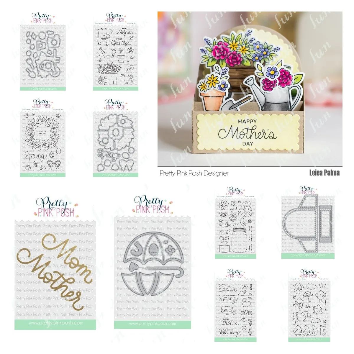 

Happy Spring Wreath Cutting Dies and Floral Layered Stencils Stamps Hot Foil DIY Happy Mother's Day Gift Paper Card Scrapbooking