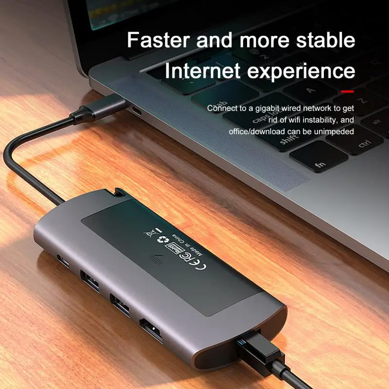 

M.2 NGFF Hard Disk Box + Docking Station 6-in-1 NGF Mobile Storage Dock Type-C Multiport Type C USB-C Adapter For Macbook Air