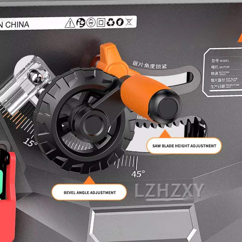 Настольная пила 220 В 2000 Вт мини-настольная электрическая резак регулируемый угол