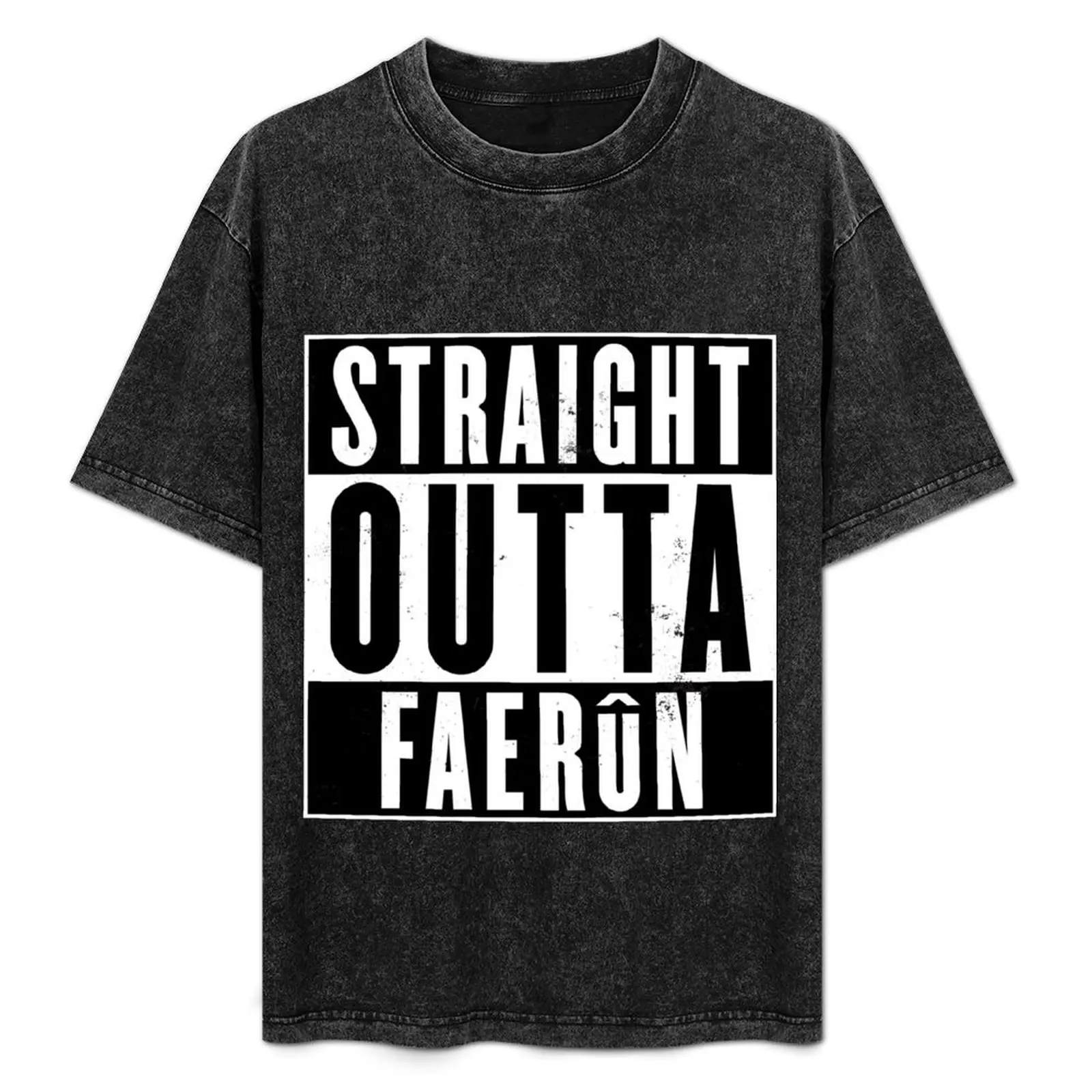 Футболка Straight Outta Faerun милая одежда быстросохнущая футболка для мальчика мужская