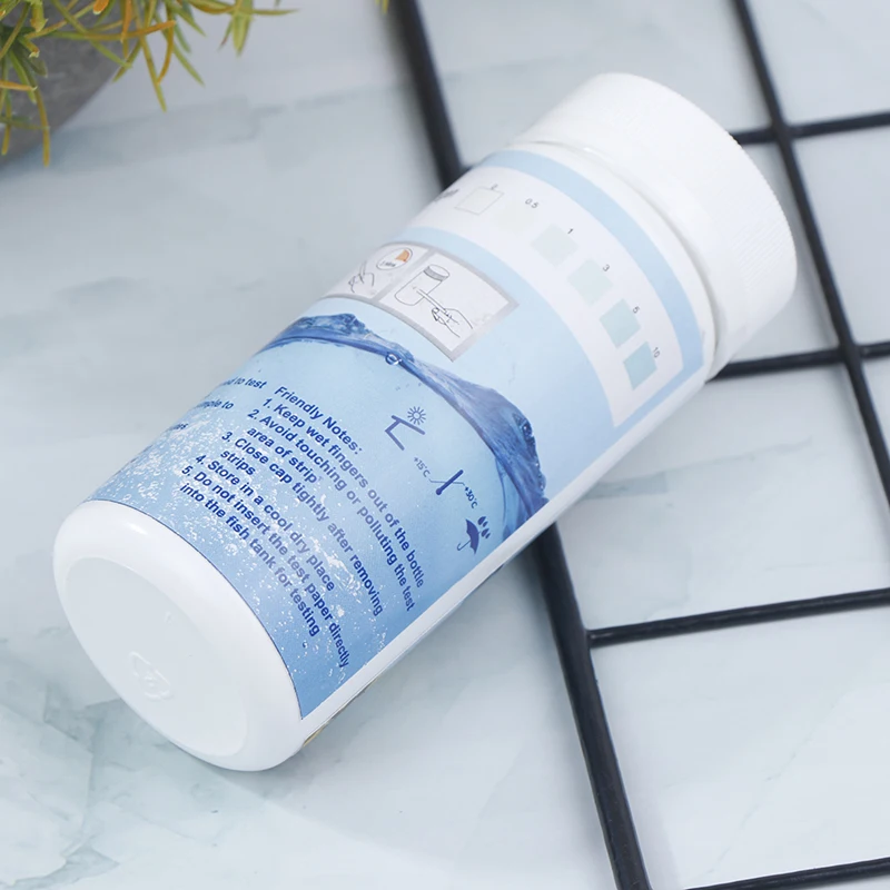 50 шт./бутылка тест-полоски для аквариума