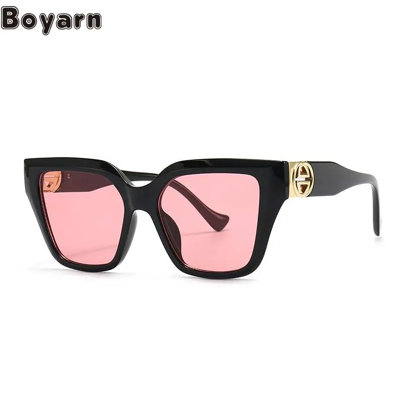 

Boyarn Famous Brand Modern Retro Sunglasses High-end Women's Ins Style Sunglasses Versatile Trend UV400 Shades Su