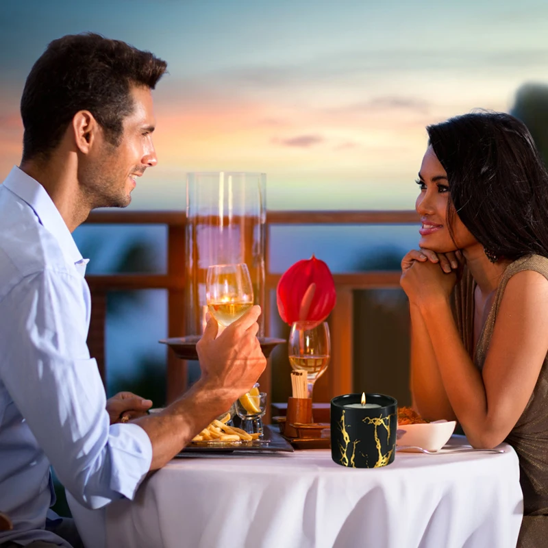 Скандинавская керамическая чашка Ароматизированная свеча стеклянная Женская