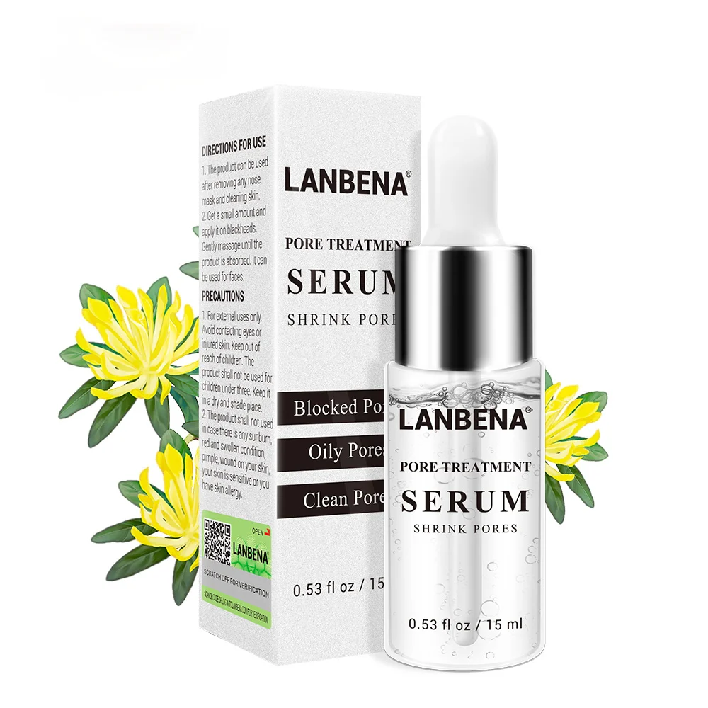 

LANBENA Shrink Pores Treatment Serum Essence Moisturizing Relieve Dryness Oil Control Firming Pore Repairing Smooth Skin Care