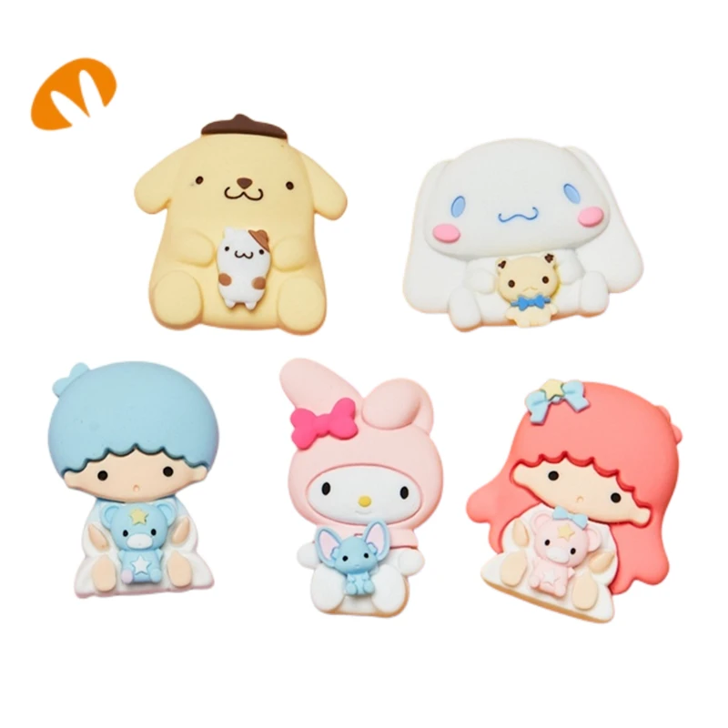 

Anime Hair Rope Cinnamoroll Jewelry Hair Accessories Diy Material Cream Glue Mobile Phone Case Accessories