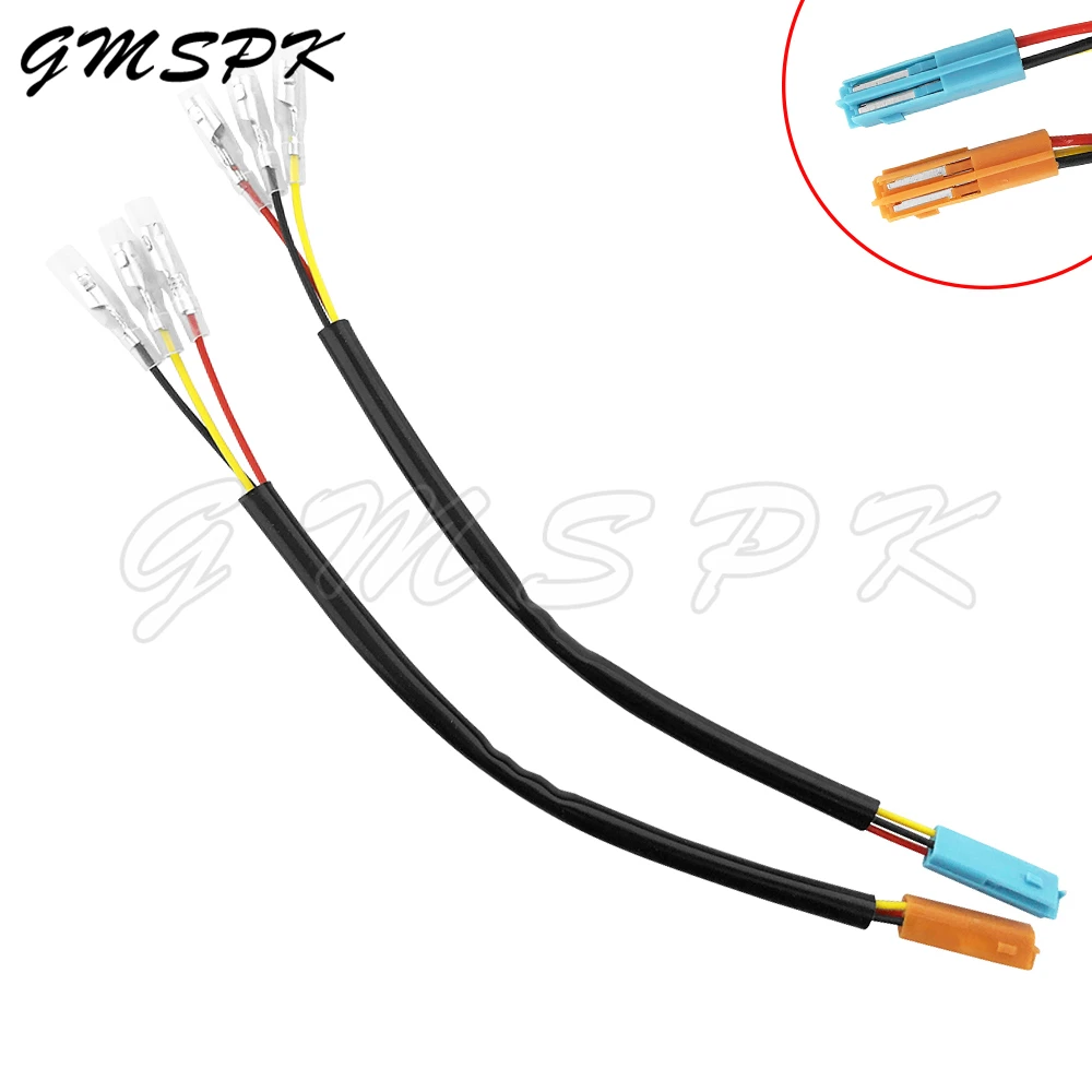 3-контактный передний указатель поворота, жгут проводов, адаптер, разъем, подходит для HONDA CRF250L CB 150R 300F/R 400F/R 500F/R 650F/R