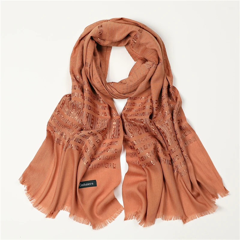 Новый дизайн 2022 длинный шарф хиджаб Женская повязка на голову роскошная