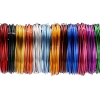 0 6 3mm anadized round aluminum wire 2 10 meters versatile painted aluminium metal wire for diy jewelry making accessories