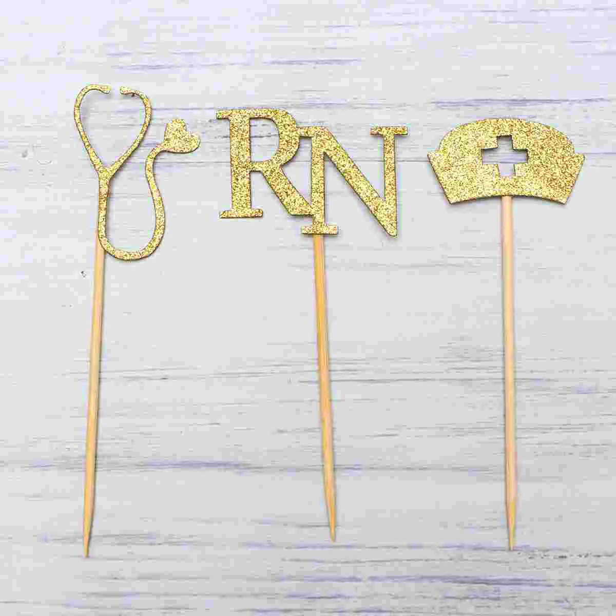

Cupcake Nurse Picks Rn Graduation Party Toppers Cake Decorations Nursing Supplies Topper Decor Toothpicksthemed Shape
