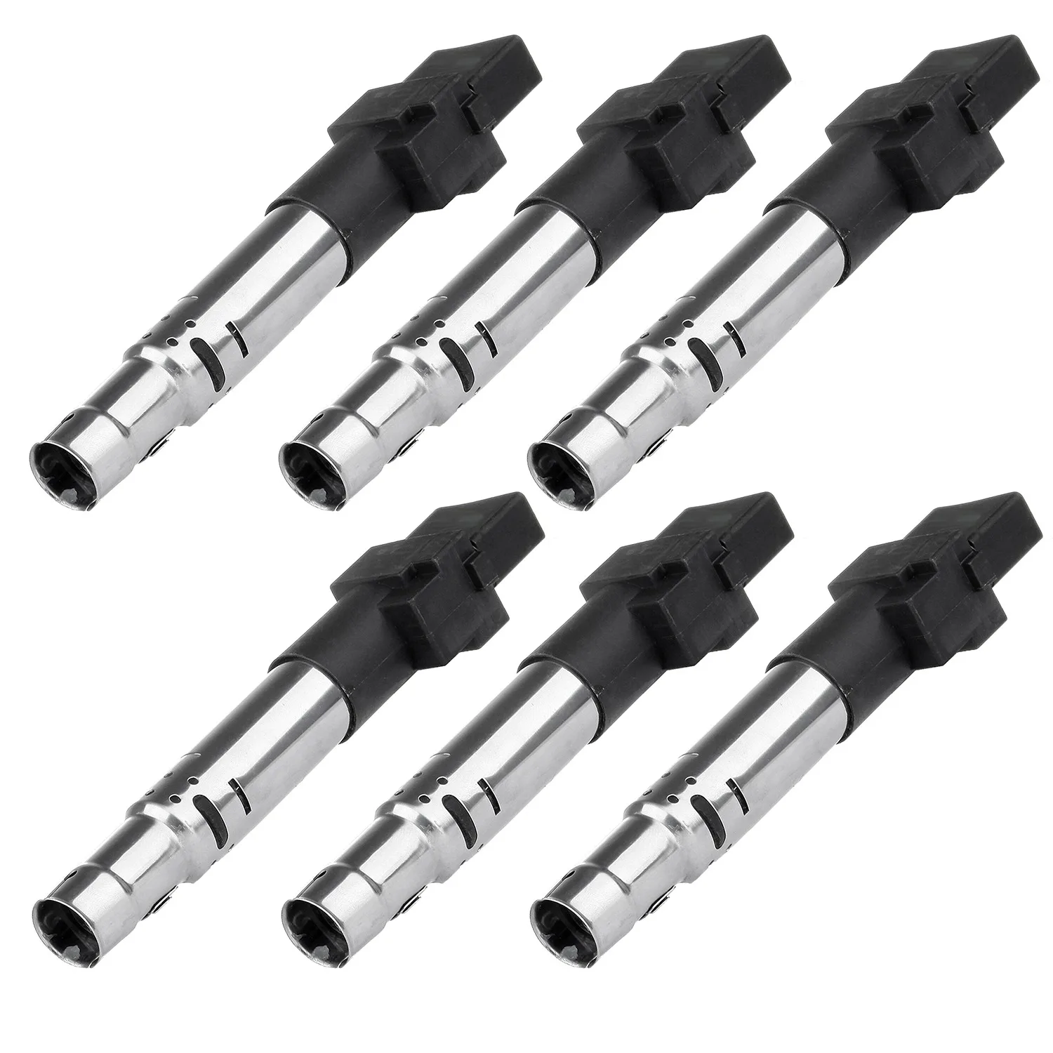 

Ignition Coil Pack Set of 6 for -Audi A3 Q7 TT -Porsche Cayenne Eos Passat R32 Touareg V6 3.2L 3.6L 022905715 UF-531