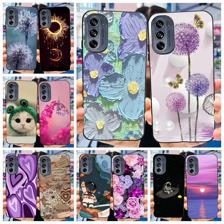 For Motorola Moto G62 5G Case New Fashion Painted Cover Shockproof Soft TPU Phone G 62 MotoG62 Fundas Coque