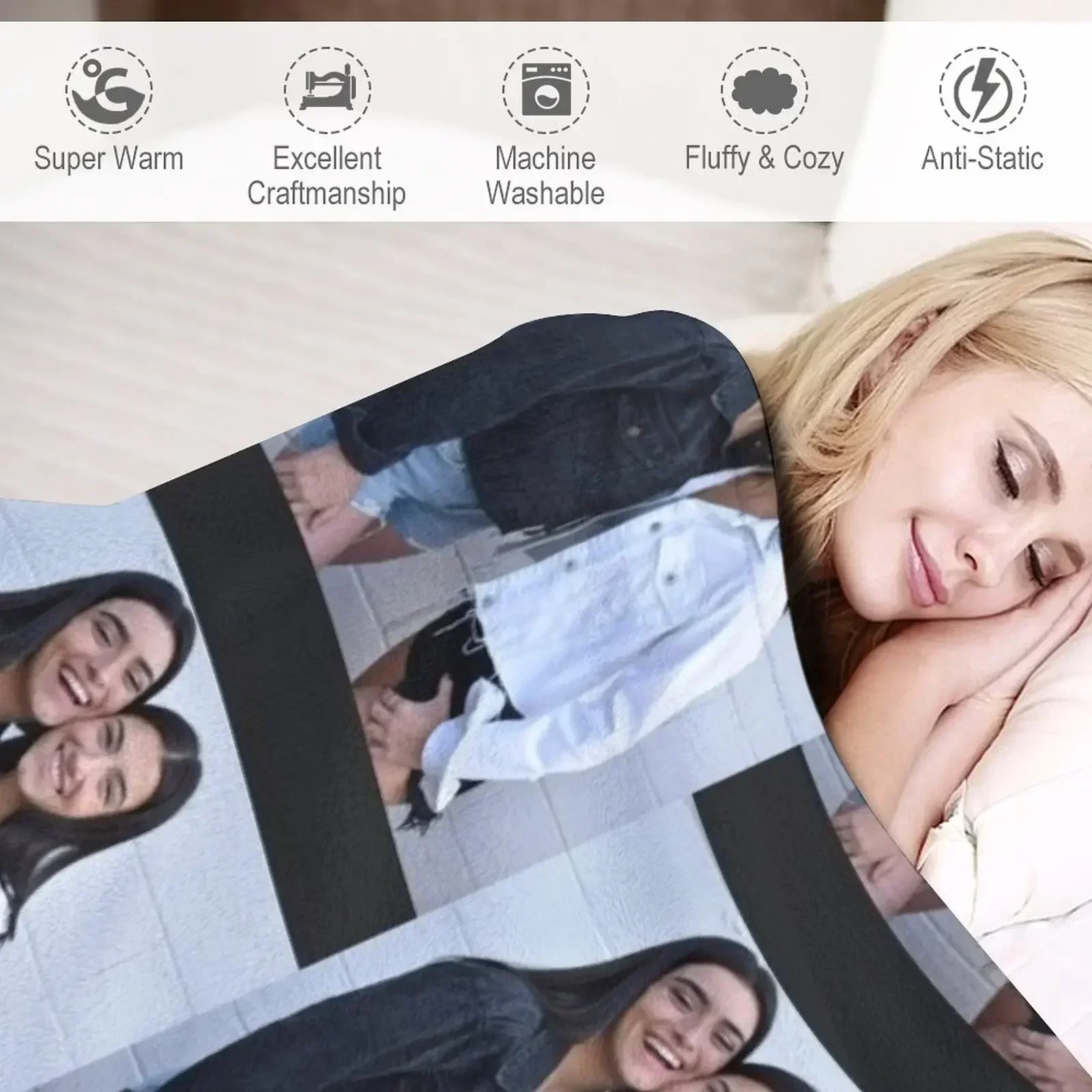 Plush одеяло Charli and dixie damelio для детей