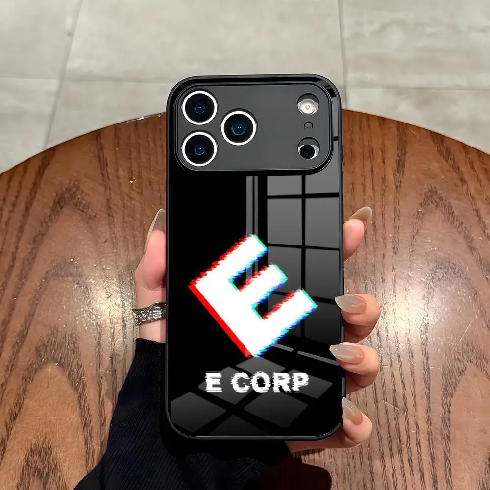 Фото E Corp - Чехол для телефона с логотипом Fsociety Mr.Robot для iPhone 17 Air 16 15 14 12 11 13 Pro Max Mini X Xr Xs Se Puls, стеклянная крышка №5