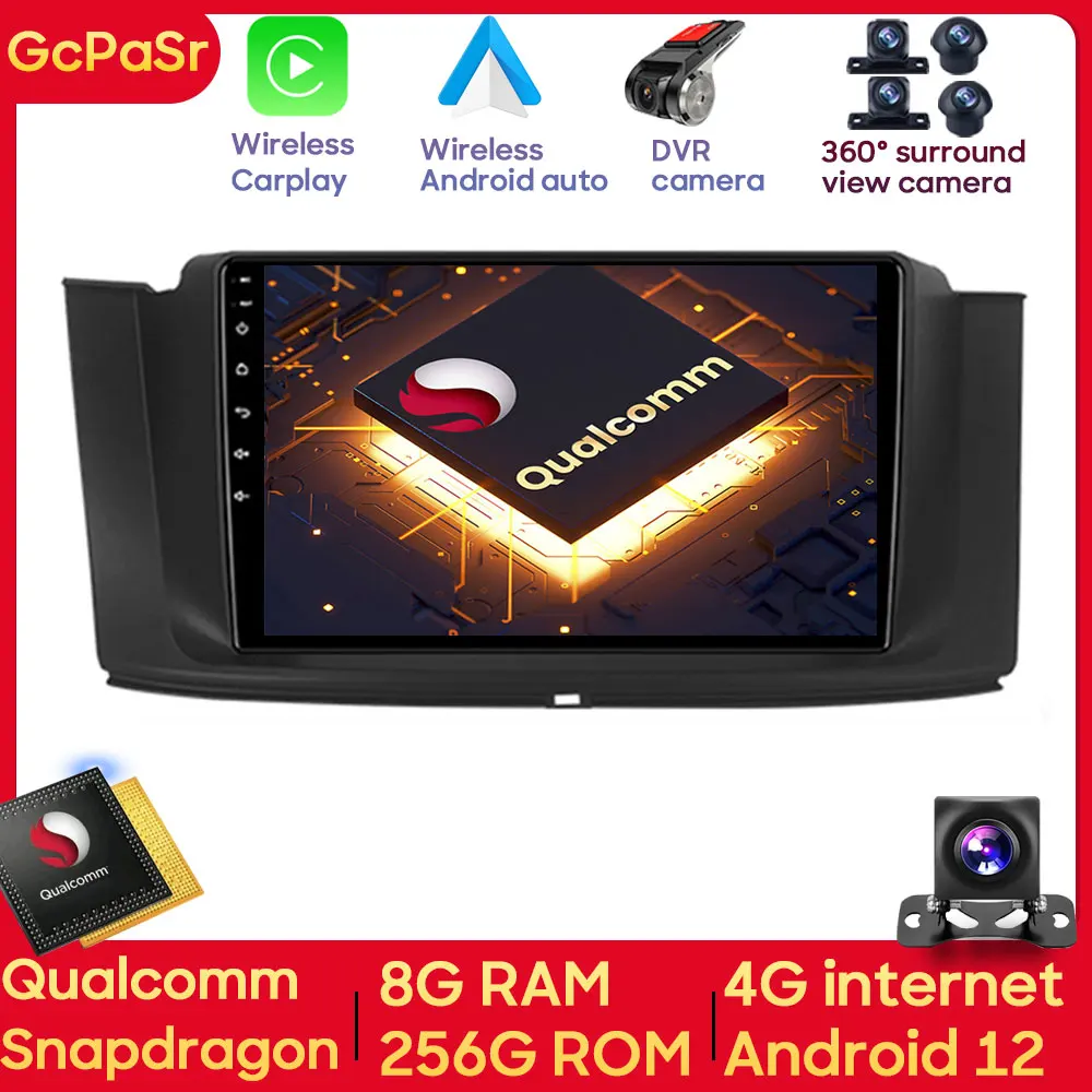

Qualcomm Snapdragon For Geely Emgrand GT GC9 Borui 2015 - 2016 Car Radio Player Android Navigation GPS Autoradio Carplay IPS 5G