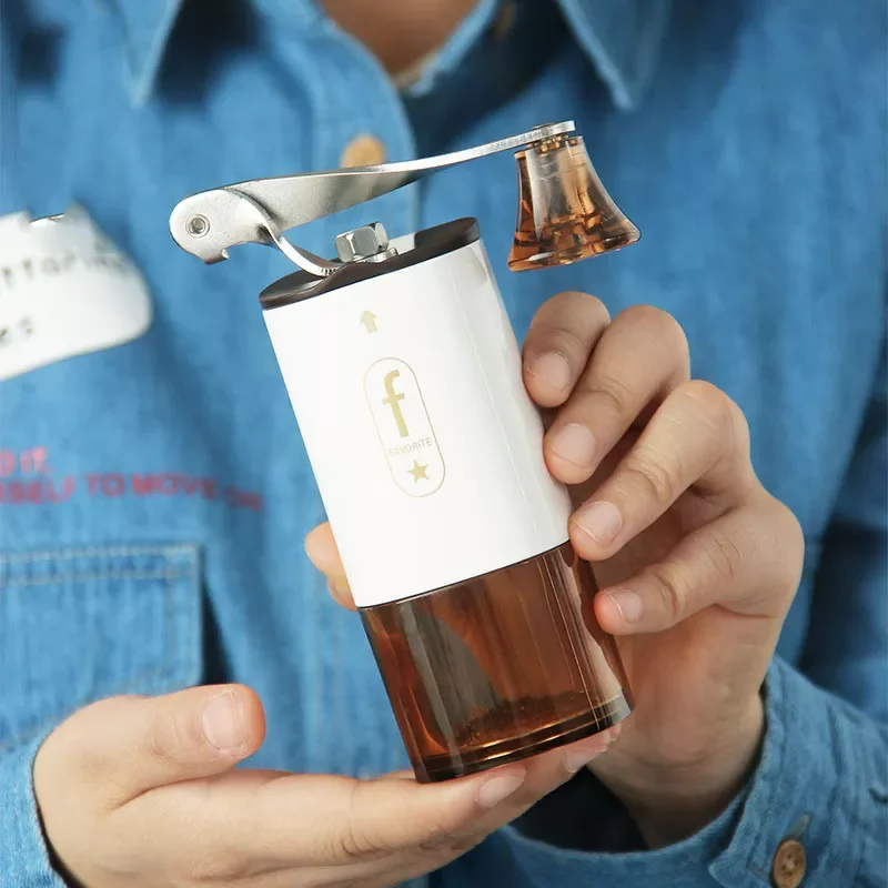 

Stainless Steel Hand Coffee Grinder Portable Office Household Handmade Coffee Bean Burr Grinders Kitchen Manual Tool Grinders