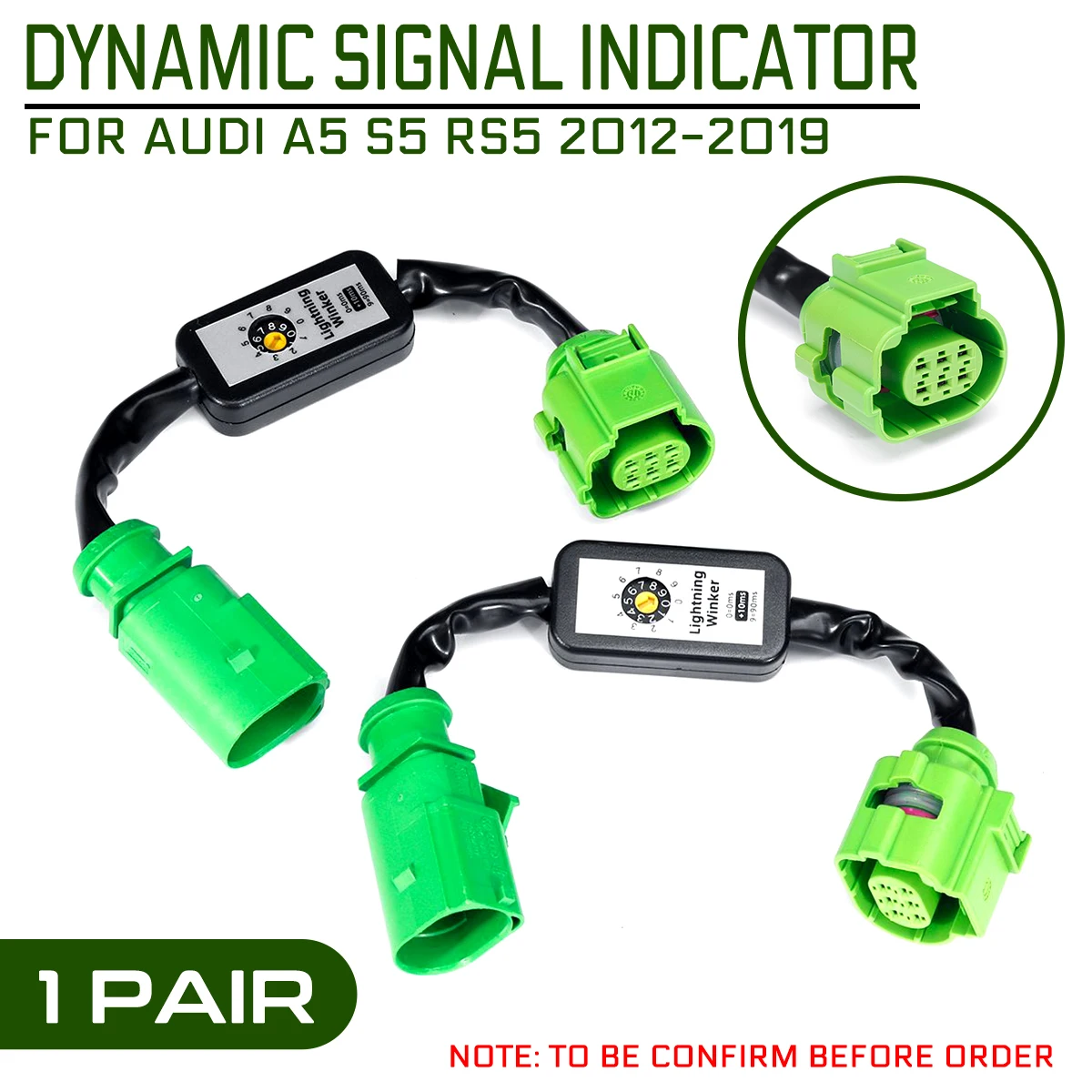 

2 шт., Автомобильные светодиодные индикаторы поворота для Audi A5 S5 RS5 2012-2019
