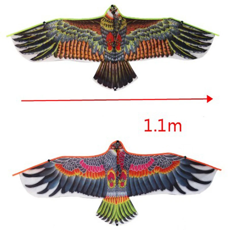 

1.1m Eagle Kite With 30 Meter Kite Line Children Flying Bird Kites Outdoor Toys