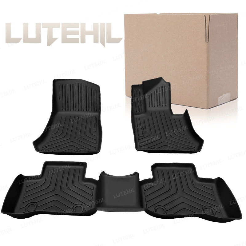 

Для Mercedes-Benz GLC X253 2016-2019 2018 2017, изготовленный на заказ автомобильный напольный коврик из ТПЭ, нескользящий внутренний протектор, аксессуары