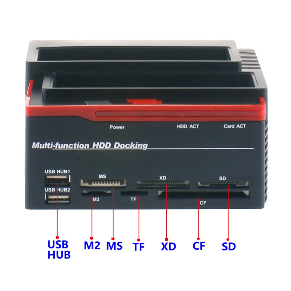 Фото Док-станция для жестких дисков 2,5, 3,5 дюйма, SATA IDE HDD №3
