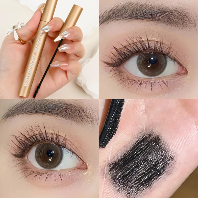 

Ultra-fine 4D Silk Fiber Mascara Thick Curl Lengthening Eyelashes Makeup Waterproof Lasting Quick-drying Women Lashes Cosmetics