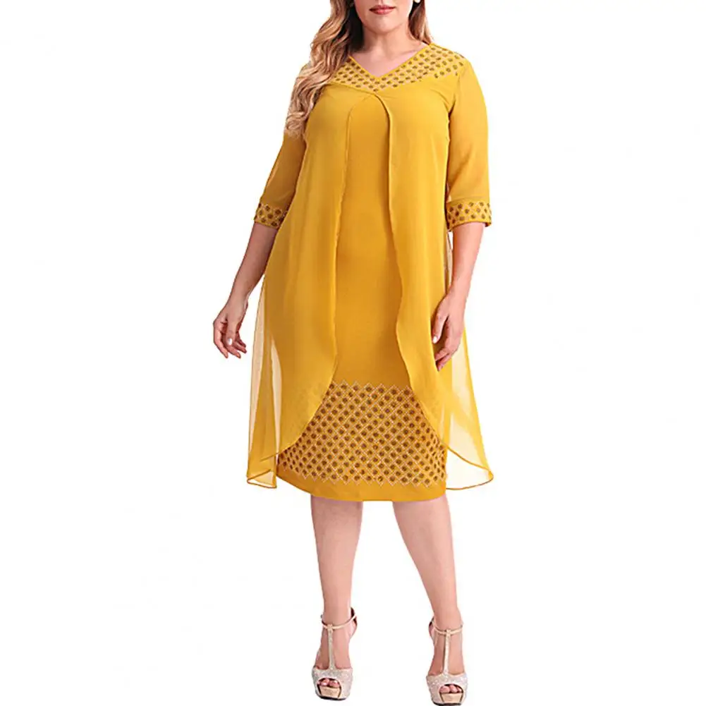 

Модное Вечернее Платье с V-образным вырезом, Легкое женское платье, шифоновая накидка, кардиган, дизайнерское платье большого размера