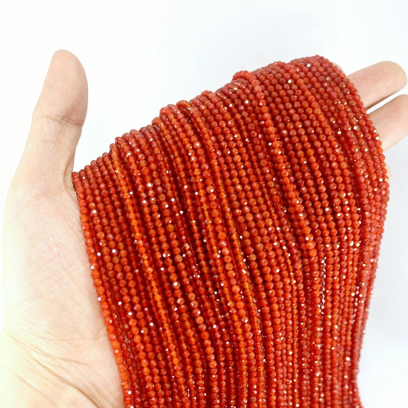 

Натуральные граненые зеленые и красные Агатовые микро Крошечные Круглые Каменные Бусины 2/3/4 мм