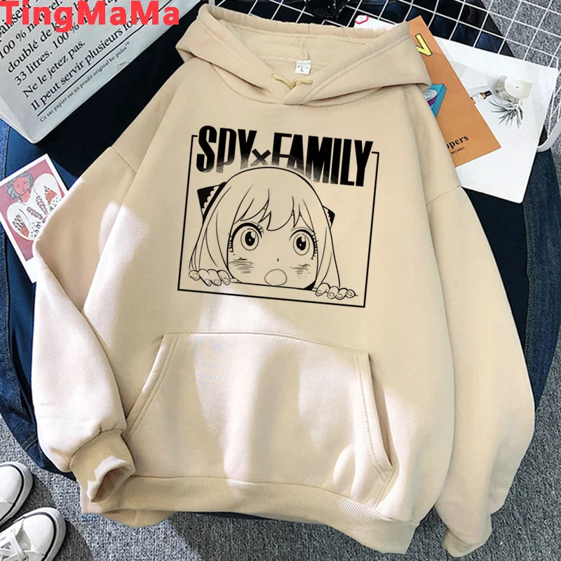 

Spy x Family Anya hoodies female streetwear harajuku Ulzzang printed female clothing hoody y2k aesthetic hip hop