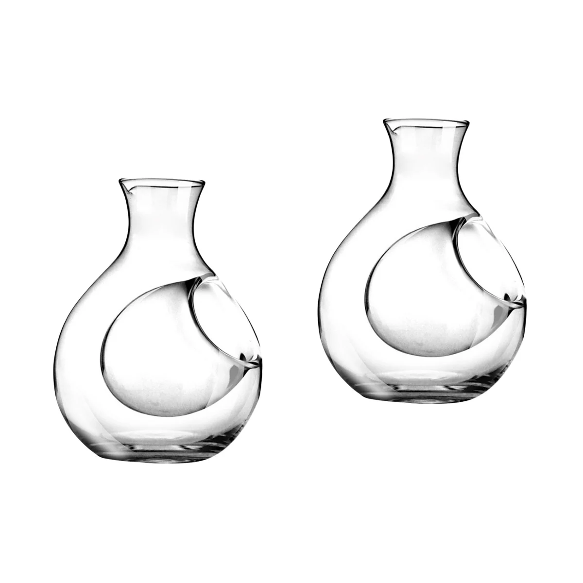 

Decanterglass Sake Pitcher Cold Chilled Server Champagnewhiskey Red Aerator Bourbon Port Crystal