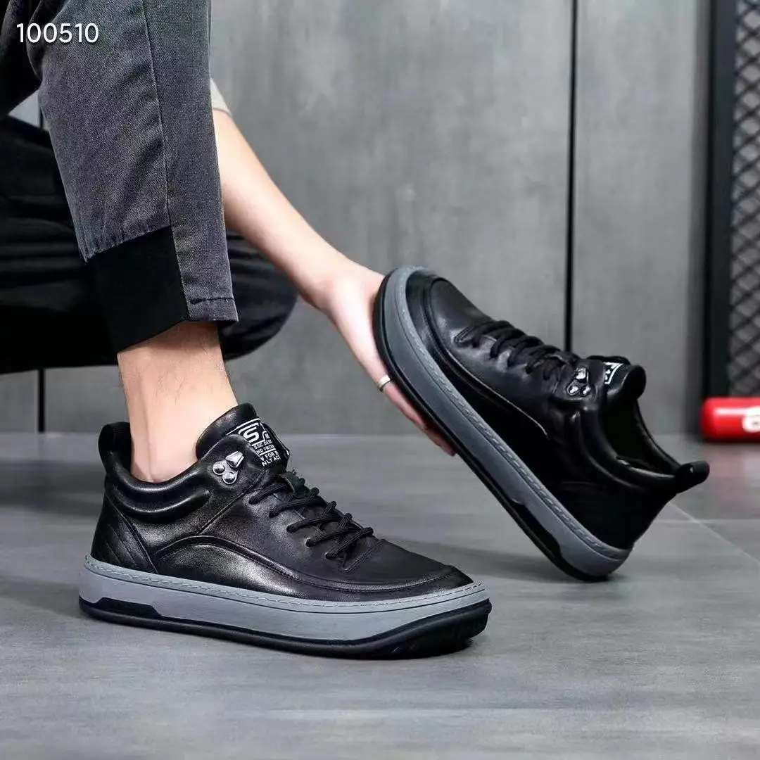 

Men Casual Shoes Boots Round Over Grade Pure Color Cotton Thick Flat Heel Low Cut Short Plush Warm Non Slip