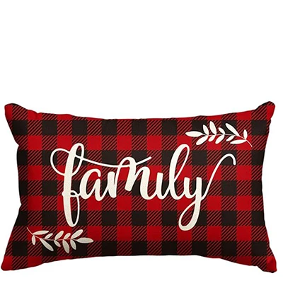 

Рождественская наволочка из лен/хлопка, 30x50 см