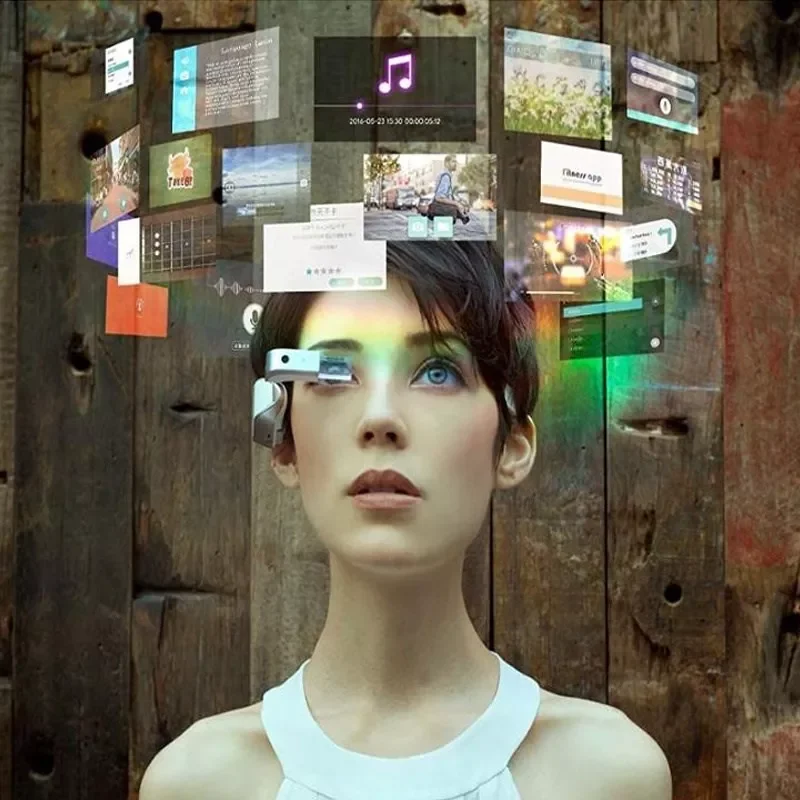 

2021 AR смарт-очки VR гарнитура все-в-одном навигация перевод видео прямая трансляция Поддержка проекции