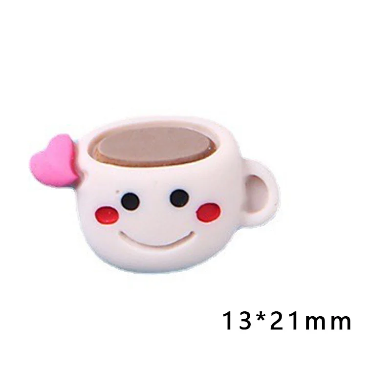 

10 шт. Мультяшные кавайные полимерные кофейные аксессуары «сделай сам» миниатюрные украшения с плоской задней стороной Подвеска материал для рукоделия Скрапбукинг